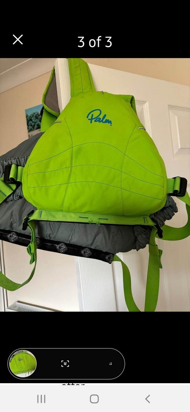 Preview of the first image of Men or ladies palm Kakya buoyancy vest.
