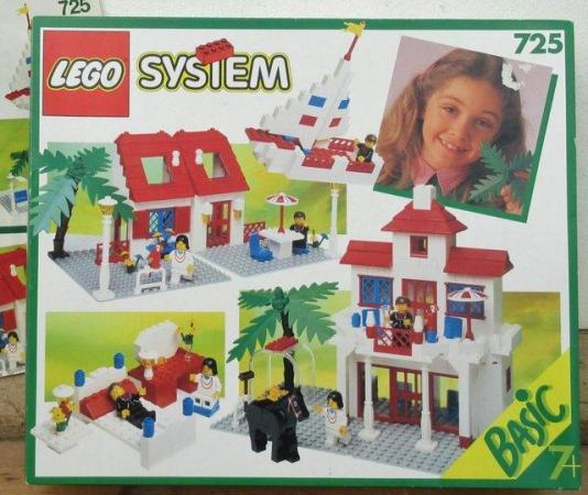 Image 2 of Lego 725 Basic Building Set – with Box and Instructions