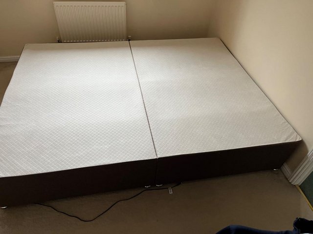 Preview of the first image of King size Divan bed base.