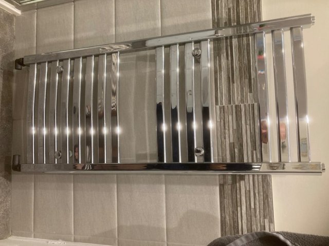 Preview of the first image of Screwfix Chrome towel radiator.