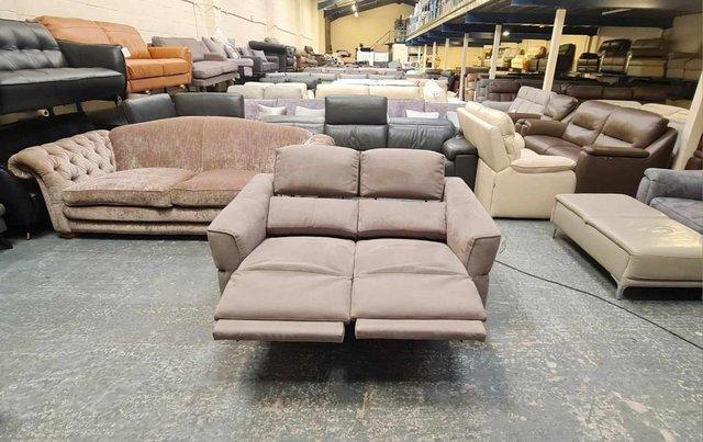Image 13 of Dakota toronto charcoal fabric recliner 2 seater sofa
