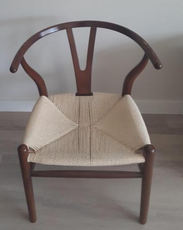 Image 1 of Wishbone chair with woven seat - FREE