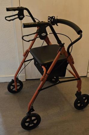 Image 2 of Days Steel Rollator Four Wheeled