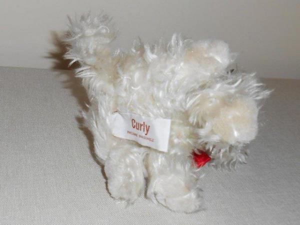 Image 2 of Aviator ‘Curly’ the dog - vintage Russ Berrie soft toy