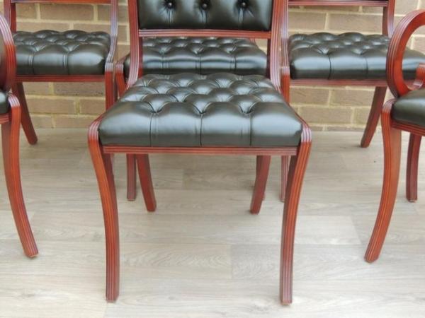 Image 6 of 6 Beresford & Hicks Chesterfield Dining Chairs (UK Delivery)