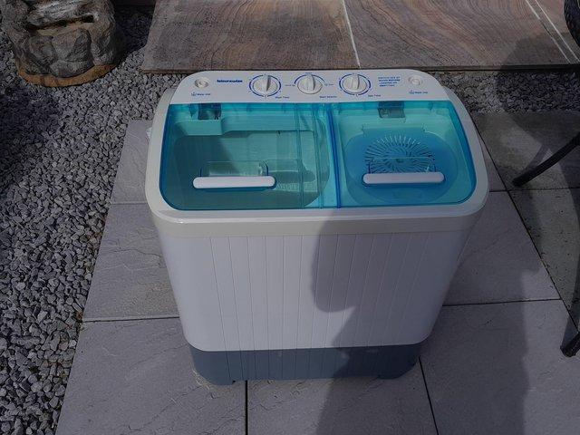 Preview of the first image of Portable twin tub washing machine for caravan.