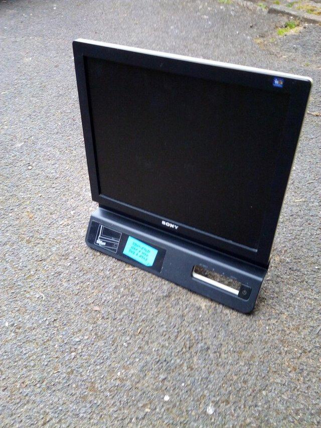 Preview of the first image of SONY flat screen computer monitor.