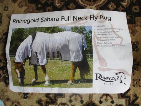 Image 2 of FLY RUG, BRAND NEW, RHINEGOLD SAHARA FULL NECK