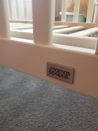 Image 3 of Baby White Cot and Mattress