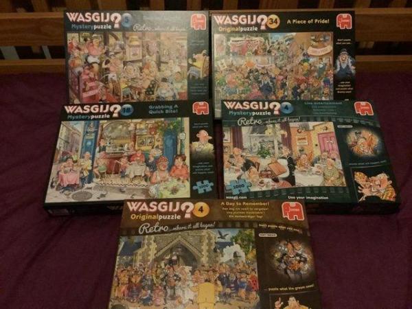 Image 1 of 5 wasgij 1000 piece jigsaw puzzles