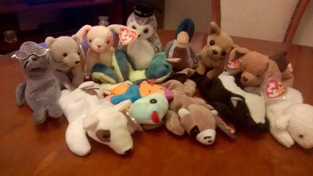 Preview of the first image of Various Ty Beanie Babies & Bears like new.