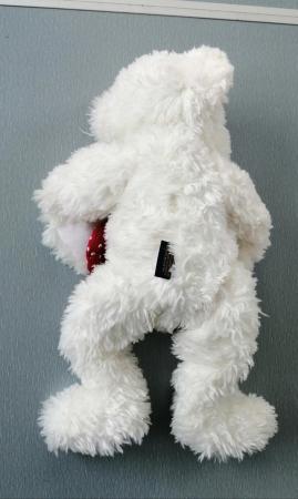 Image 9 of A White Shaggy 16" Boyds Bear.