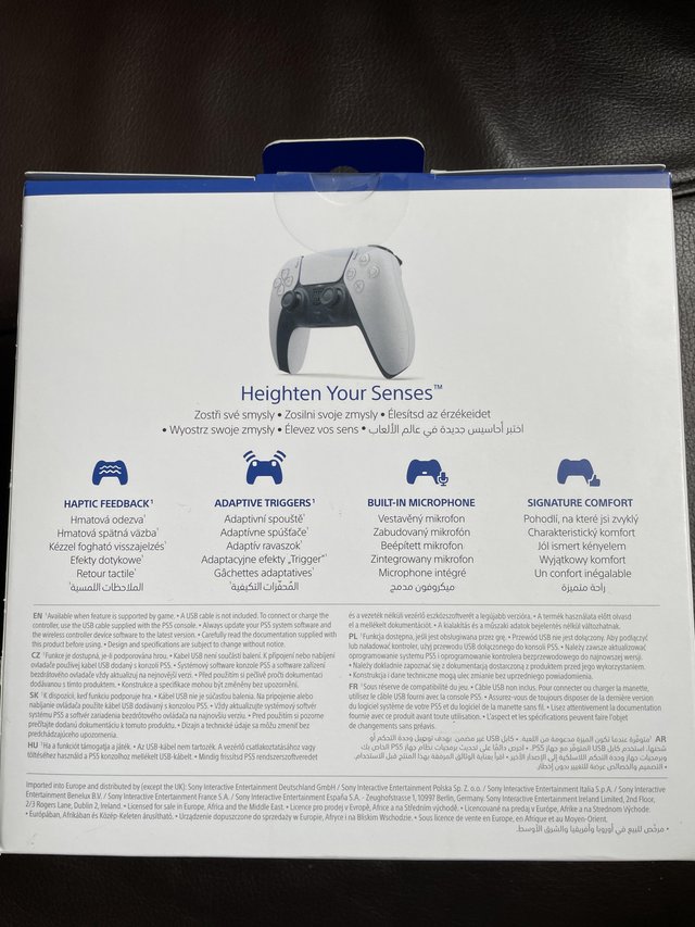 Preview of the first image of PS5 controller. Brand new in sealed box.