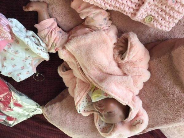 Image 2 of Reborn baby girl doll comes with extras
