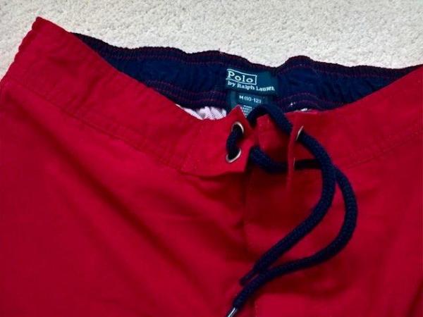 Image 2 of Ralph Lauren POLO red trunks age 8-9yrs