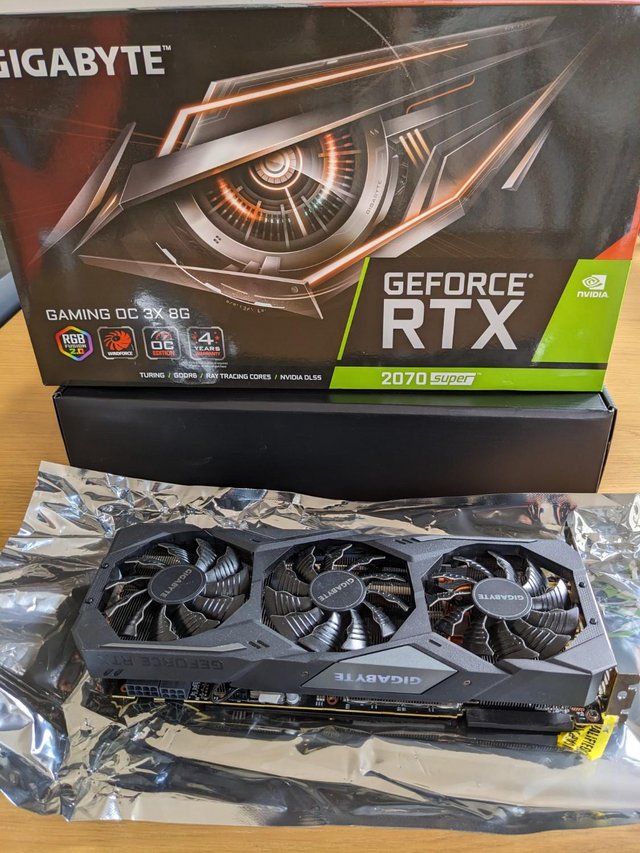 Preview of the first image of Gigabyte Geforce RTX 2070 Super Graphics Card.
