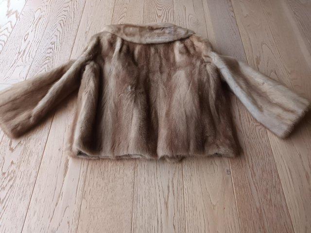 Preview of the first image of Ladies Mink Jacket size 10/12.