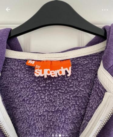 Image 3 of Superdry hoodie - size L Purple