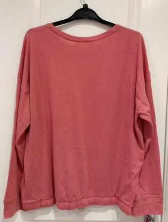 Image 14 of Two Marks and Spencer Pyjama Lounge Tops Blue Pink Size 14