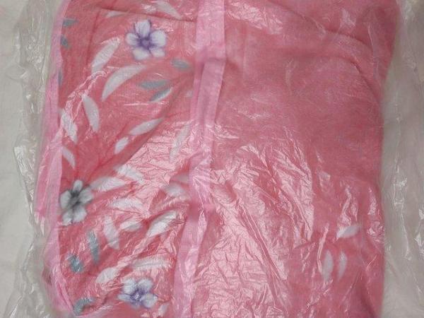 Image 4 of New Pink Floral Pattern Flannel Blanket Christmas 200x150cm