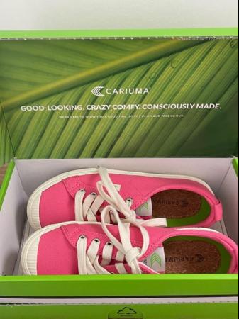 Image 6 of CARIUMA Pink Canvas Shoes Size 4.5