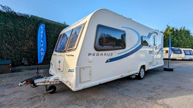 Preview of the first image of *NOW SOLD* BAILEY PEGASUS MILAN - 2012 4 BERTH CARAVAN.