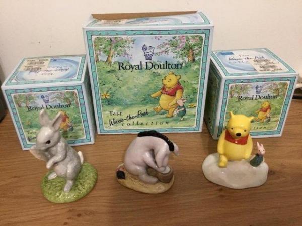 Image 2 of Three Royal Doulton Winnie the Pooh Collection figurines