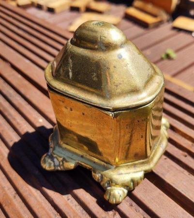 Image 2 of Antique English Georgian Brass Tobacco Box