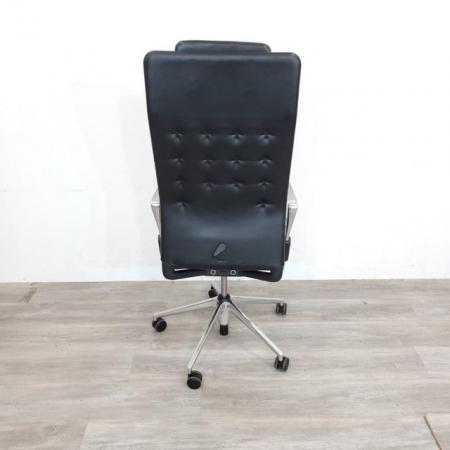 Image 2 of Vitra ID Trim L Ergonomic Executive Chair Black Leather
