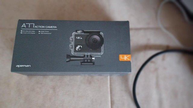 Image 3 of Apeman A77 Action Camera boxed and unused as new RRP £49.99