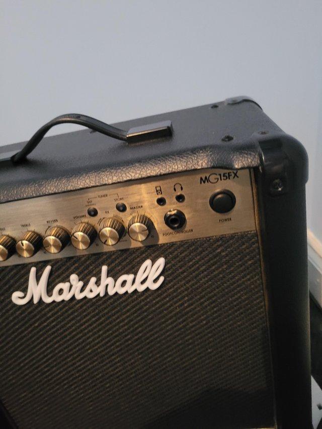 Preview of the first image of Epiphone SG electric guitar and Marshall Amp, Exc Condition.