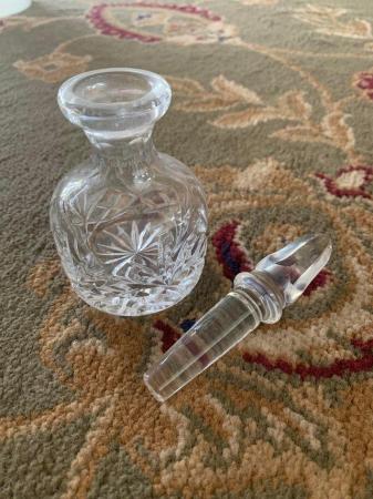Image 1 of LEAD CRYSTAL cut glass perfume bottle.