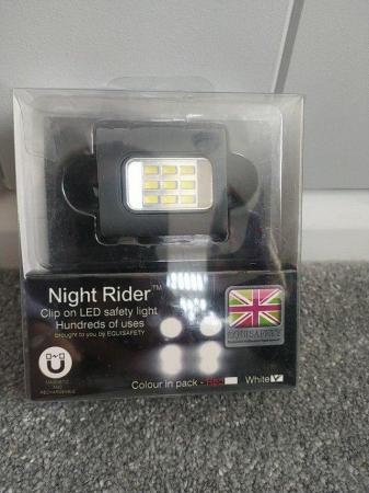 Image 1 of Equisafety Night rider LED clip on safety light - brand new