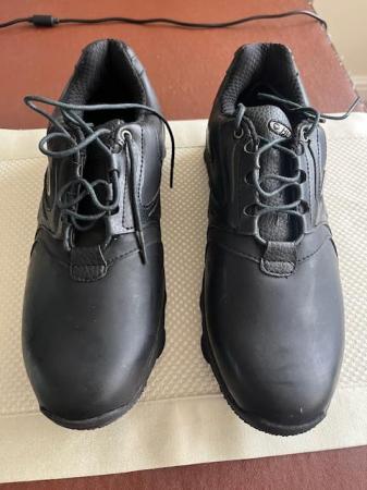 Image 1 of Mens Black Hi-Tec Golf Shoes Wth Soft Spikes - Size 8