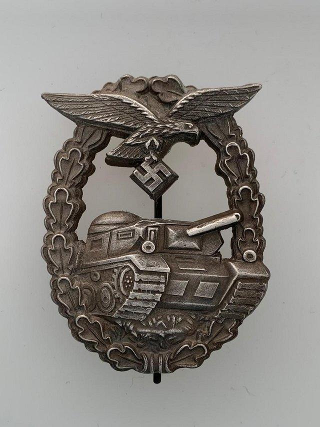 Preview of the first image of Luftwaffe Tank Assault Badge, rare badge.