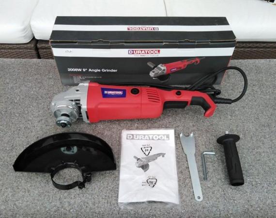 Image 2 of Duratool 9" angle grinder DO3231