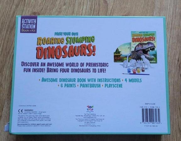 Image 3 of Paint Your Own Roaring Stomping Dinosaurs! by Rupert Matthew