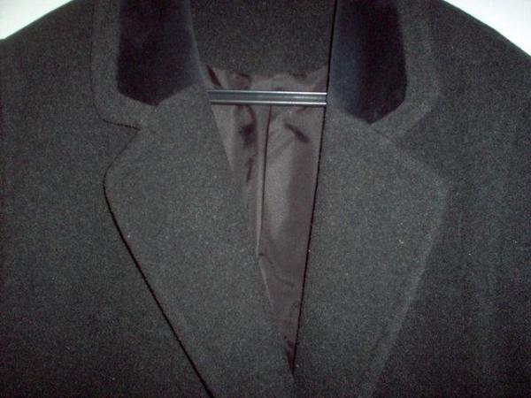 Image 2 of Ladies Vintage Charcoal Grey Overcoat.