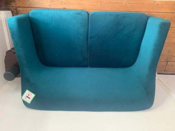 Image 2 of Brand new two seater velvet sofa