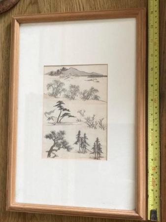 Image 3 of Antique woodblock hand print Hokusai 1870s-1880s