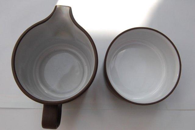 Image 4 of Hornsea 'Contrast' Jug, Jam Pot & Sugar Bowl in Lovely Cond