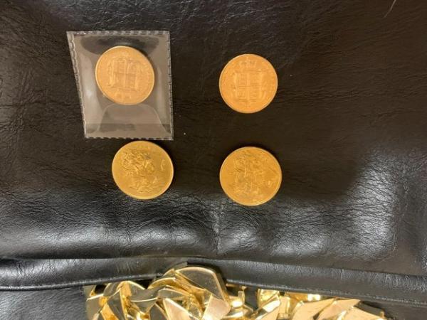 Image 2 of 2 Full And 2 Half Sovereign Coins