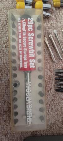 Image 2 of joblot of tools screwdriver set socket wrench allen hex key