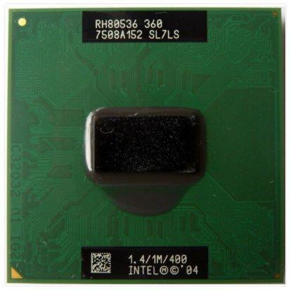 Image 1 of CPU Mobile Intel Celeron 360 1.4 GHz SL7LS M360 M 360 1.4/1M