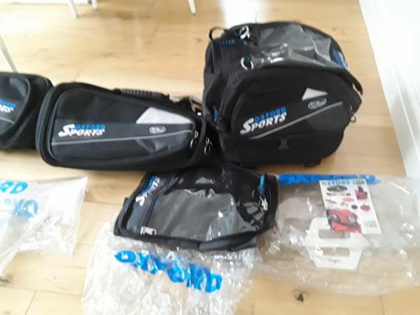 Image 2 of Oxford sports humpback tank bag and panniers