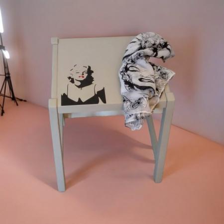 Image 3 of Upcycled Marilyn Monroe side / occasional table