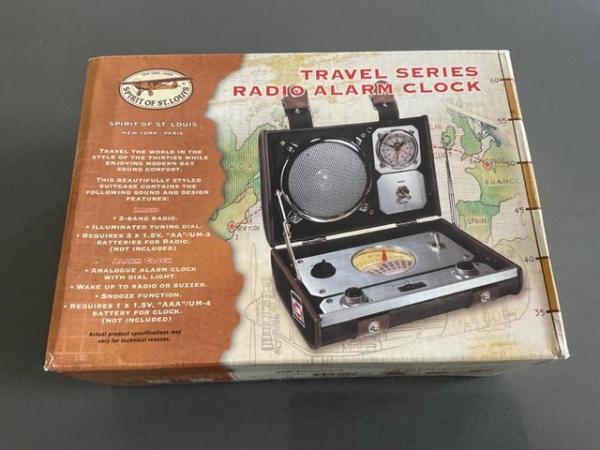 Image 3 of Vintage style radio alarm clock Spirit of St Louis