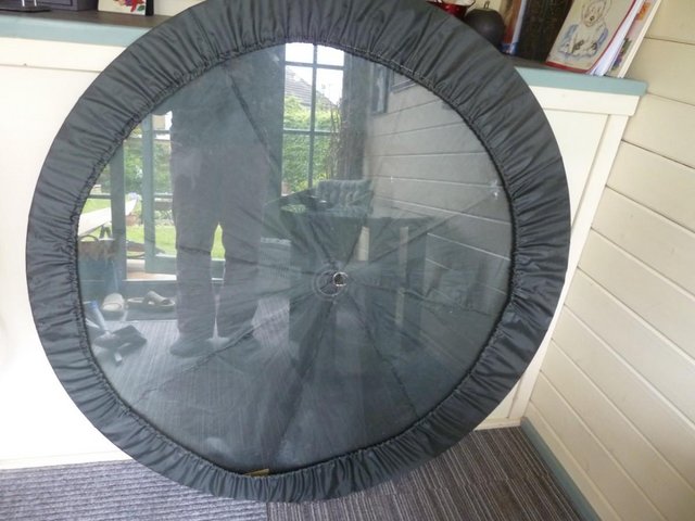 Preview of the first image of garden table circular glass.