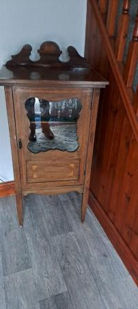 Image 1 of Glass cabinet possibly edwardian