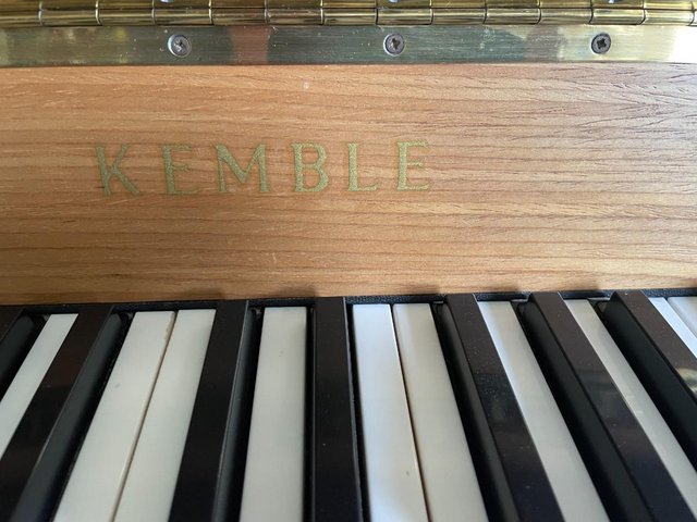 Preview of the first image of Kemble Oak Piano and Stool.